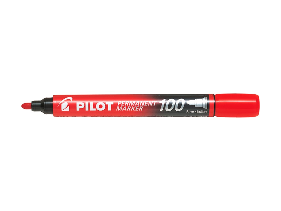 Marker permanentny PILOT SCA 100 czerwony