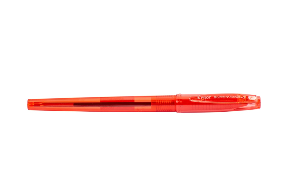 Długopis olejowy PILOT SUPER GRIP G ze skuwką czerwony