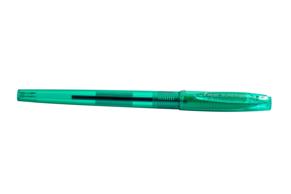 Długopis olejowy PILOT SUPER GRIP G ze skuwką zielony