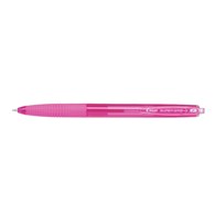 Długopis olejowy PILOT automatyczny SUPER GRIP G różowy