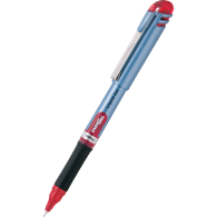 cienkopis kulkowy z płynnym tuszem żelowym,  długa linia pisania - 2.000m, nasadka czerwony Pentel