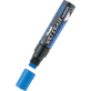marker kredowy, JUMBO, na gładkie i nieporowate powierzchnie, gruba kwadratowa końcówka niebieski Pentel