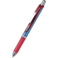 cienkopis kulkowy z płynnym tuszem żelowym, na wkład wymienny LRN5, system przyciskowy czerwony Pentel