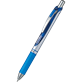pióro kulkowe z płynnym tuszem żelowym, na wkłady wymienne LR7, system przyciskowy niebieski Pentel