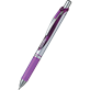 pióro kulkowe z płynnym tuszem żelowym, na wkłady wymienne LR7, system przyciskowy fioletowy Pentel