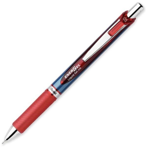 Cienkopis kulkowy Pentel BLN75 SW aut  czerwony