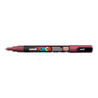 PC-3M CIEMNO-CZERWONY MARKER POSCA UNI