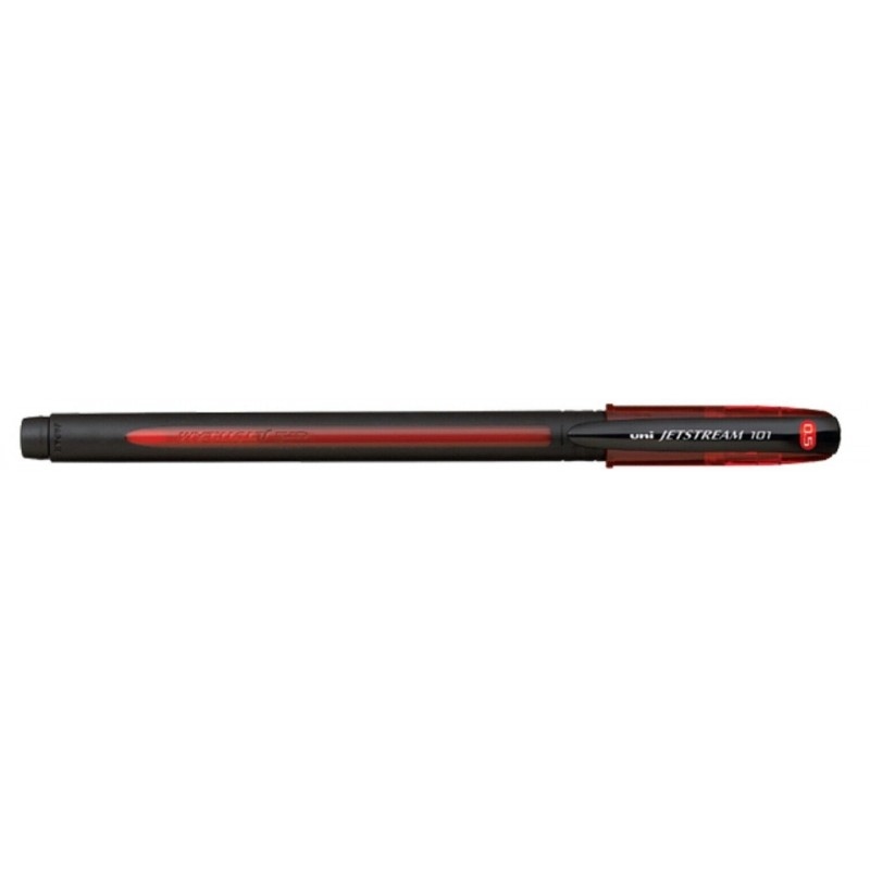 DŁUGOPIS KULKOWY SX-101-05 JETSTREAM, CZERWONY, UNI