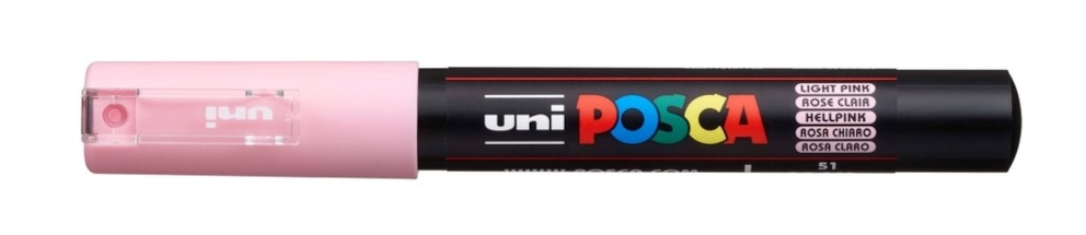 PC-1M JASNO-RÓŻOWY MARKER POSCA UNI
