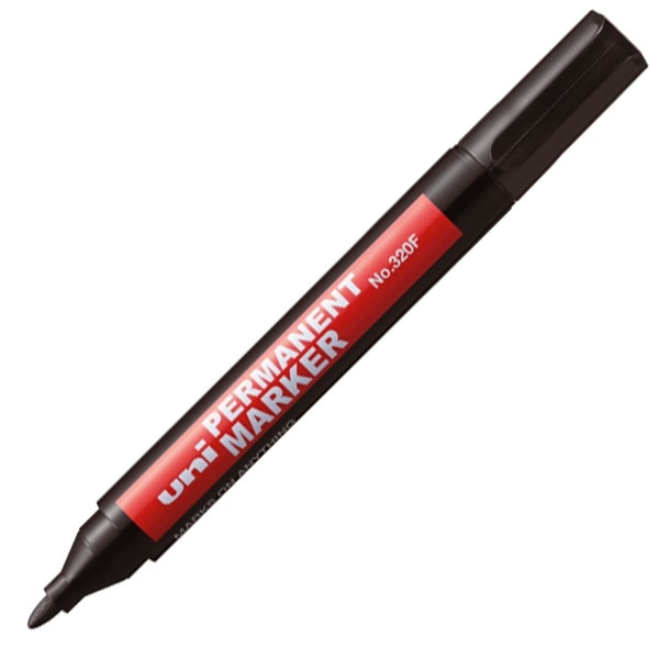 MARKER PERMANENTNY NO-320, CZARNY, UNI