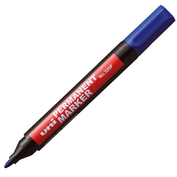 MARKER PERMANENTNY NO-320, NIEBIESKI, UNI