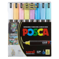 PC-1MR KOMPLET 8 SZT SOFT COLORS