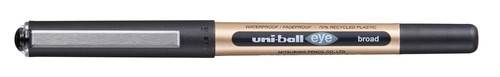 PIÓRO KULKOWE UB-150-10 EKOLOGICZNE, ZŁOTA OBUDOWA, CZARNY WKŁAD, UNI