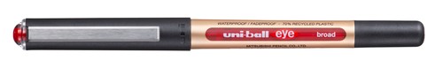 PIÓRO KULKOWE UB-150-10 EKOLOGICZNE, ZŁOTA OBUDOWA, CZERWONY WKŁAD, UNI