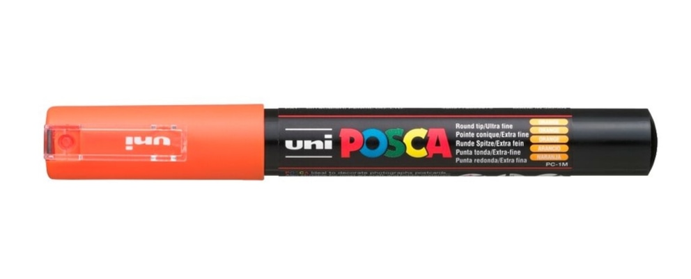 PC-1M POMARAŃCZOWY MARKER POSCA UNI
