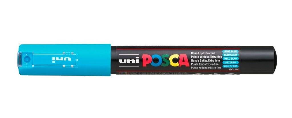 PC-1M JASNO-NIEBIESKI MARKER POSCA UNI