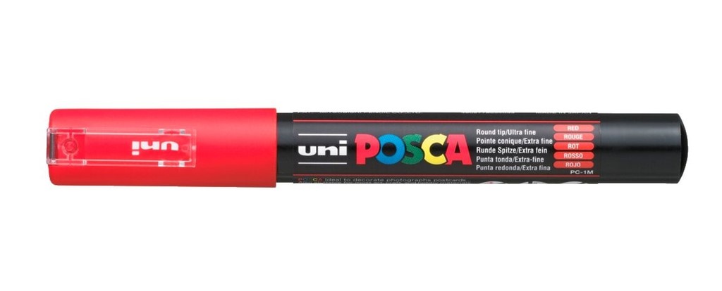 PC-1M CZERWONY MARKER POSCA UNI