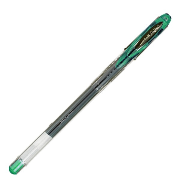 DŁUGOPIS ŻELOWY UM-120, ZIELONY, UNI