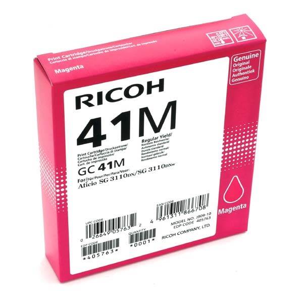 Tusz Ricoh do Aficio SG 3110DN/3110DNW GC 41M | 2 200 str. | magenta