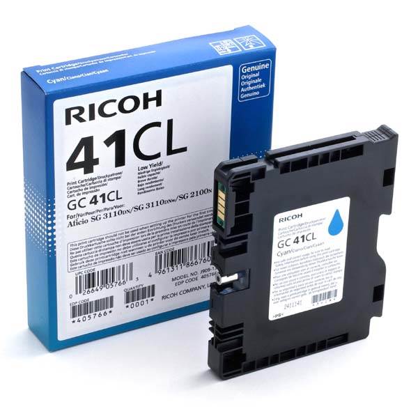 Tusz Ricoh do SG2100N/3110DN/3110DNW GC 41CL | 600 str. | cyan