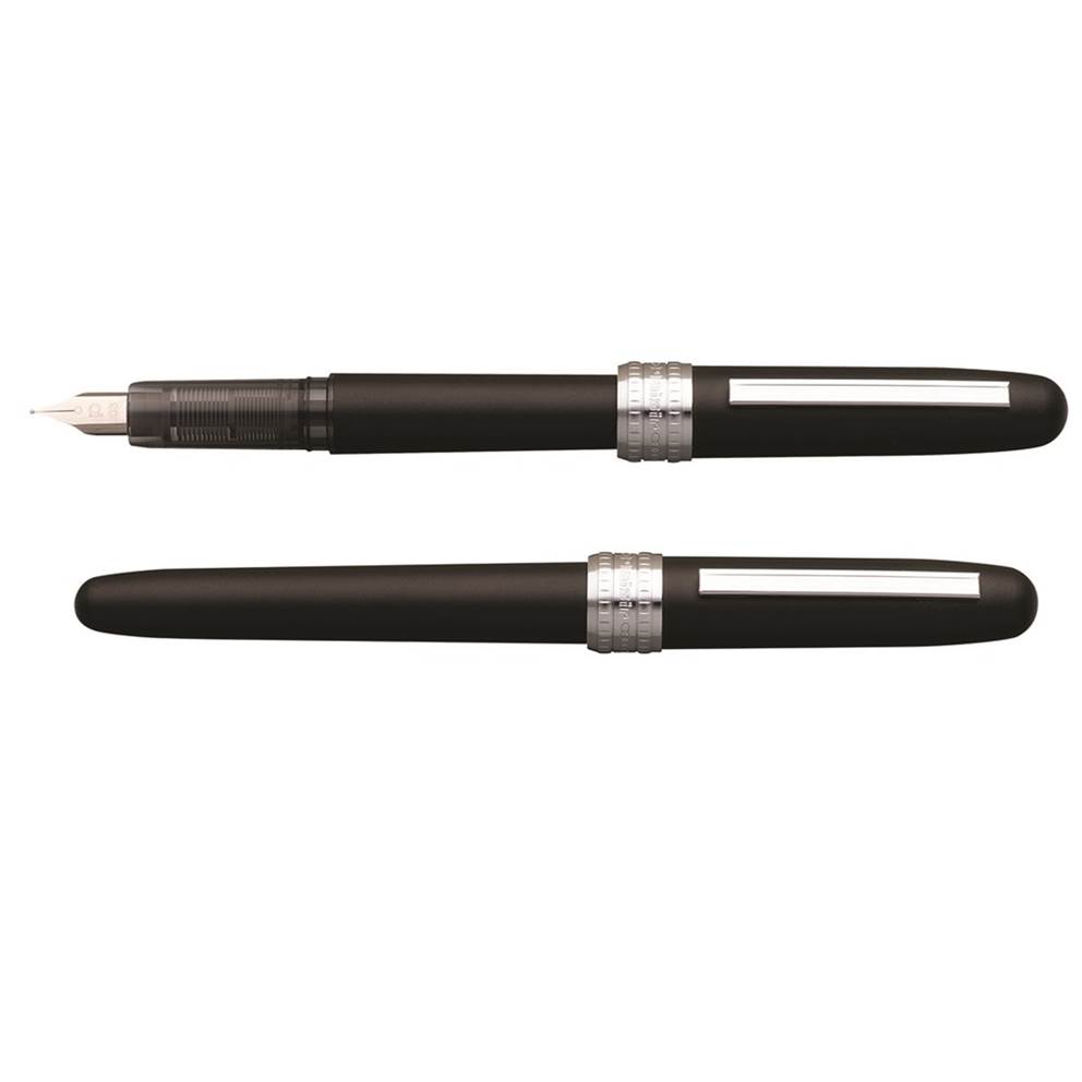 Pióro wieczne Platinum Plaisir Black Mist, M, czarne matowe