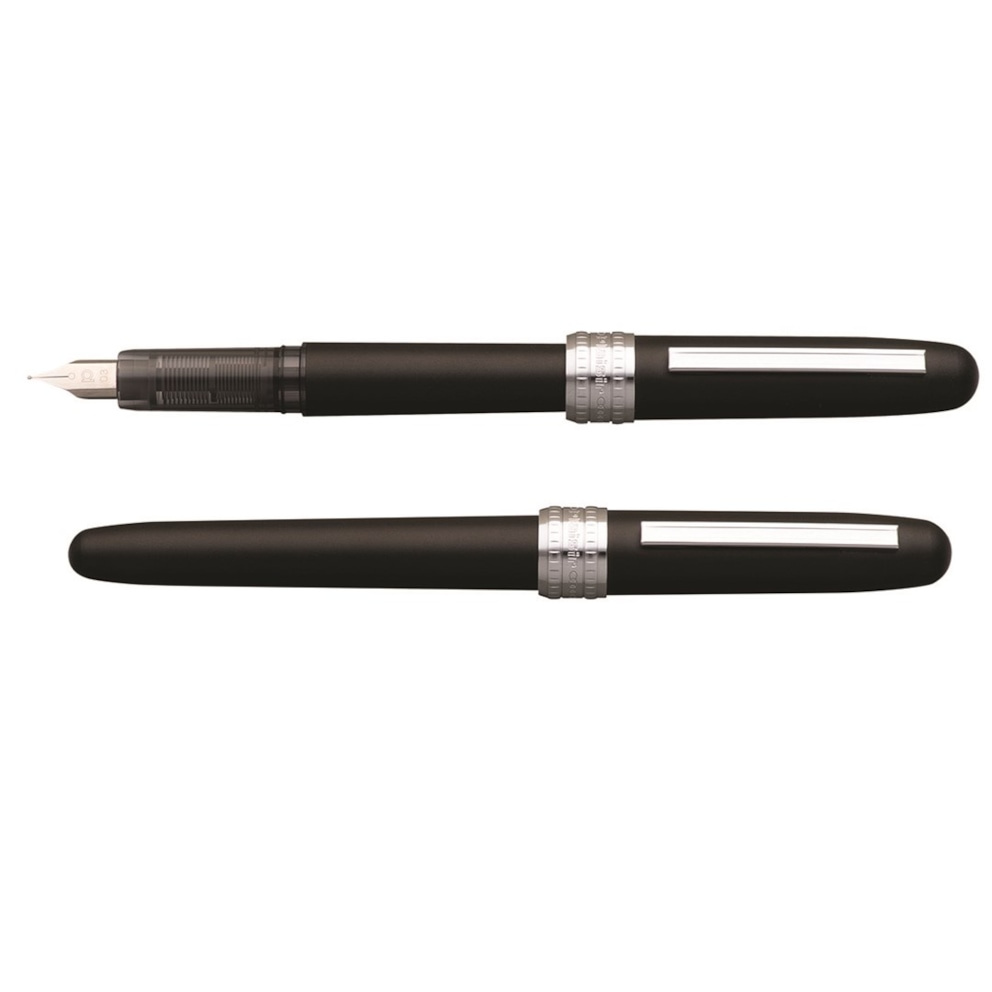 Pióro wieczne Platinum Plaisir Black Mist, M, czarne matowe