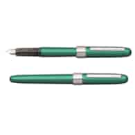 Pióro wieczne Platinum Plaisir Teal Green, F, zielone matowe