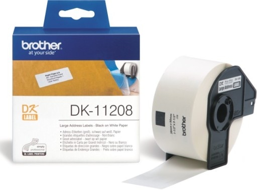 Etykieta Brother do QL-500/550/560/650/1050/1060N | 38 x 90 mm | DK-11208