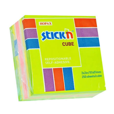 Bloczek samStick'n 51x51 mix zielona 21534