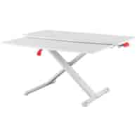 Stanowisko do pracy na stojąco Leitz Ergo Cosy z wysuwaną tacą na klawiaturę