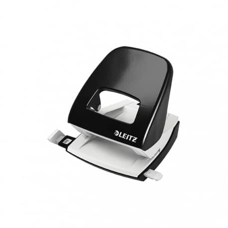 Dziurkacz duży metalowy Leitz, czarny, 10 lat gwarancji, 30 kartek