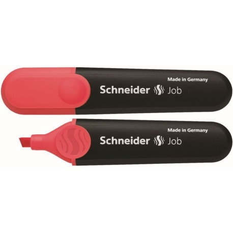Zakreślacz SCHNEIDER Job, 1-5 mm, czerwony