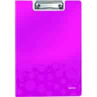 Deska z klipem i okładką Leitz WOW, różowy