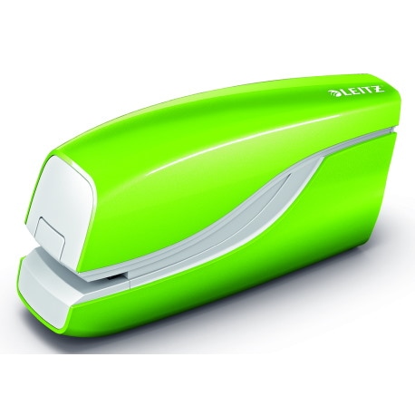 Zszywacz elektryczny na baterie WOW, zielony, 3 lata gwarancji, 10 kartek