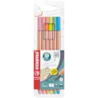 Cienkopis STABILO point 88 neon etui 6 szt.