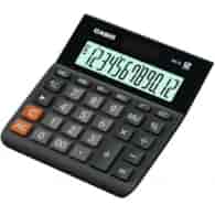 Kalkulator biurowy CASIO MH-12BK-S, 12-cyfrowy, 127x136,5mm, czarny