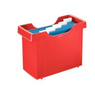 Kartoteka na teczki zawieszane Leitz Plus, czerwony