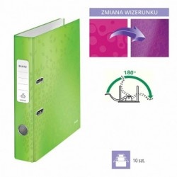 Segregator Leitz 180° WOW, 80 mm zielony