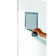 DURAFRAME A4  Samoprzylepna ramka informacyjna z uchylną przednią stroną srebrny op. (2 szt.)