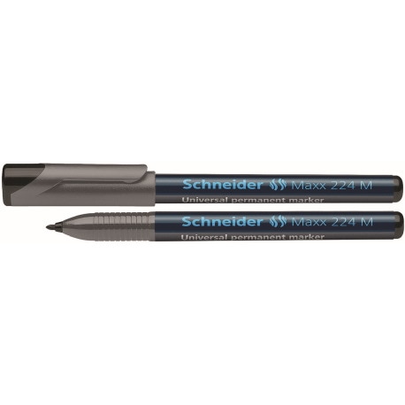 Foliopis permanentny SCHNEIDER Maxx 224, M, 1,0 mm, czarny