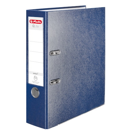 SEGREGATOR DŹWIGNIOWY HERLITZ Q.FILE A4 8CM NIEBIESKI