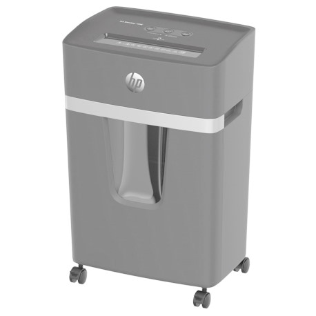 Niszczarka HP PRO SHREDDER 10MC, mikrościnki, P-5, 10 kart., 20l, ciemnoszara