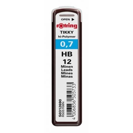 Grafity ołówkowe HB 0,7 mm Rotring