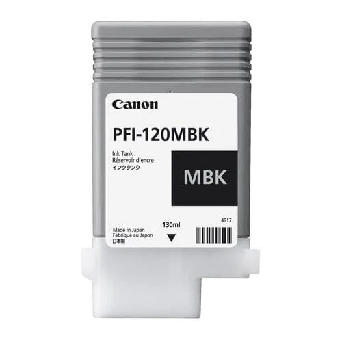 Tusz Canon PFI-120 MBK | iPF TM-200/205| 130ml |  matte black