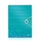 Teczka z gumką PP Leitz WOW, 30 mm, turkusowy