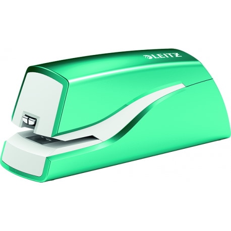 Zszywacz elektryczny na baterie WOW, turkusowy, 3 lata gwarancji, 10 kartek