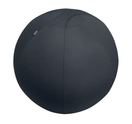 Piłka do siedzenia Leitz Ergo, 75cm, z zabezpieczeniem przed niekontrolowanym toczeniem się, ciemnoszara