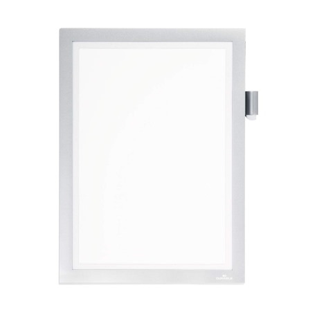 DURAFRAME NOTE A4 Samoprzylepna ramka informacyjna do bezpośredniego opisywania srebrny