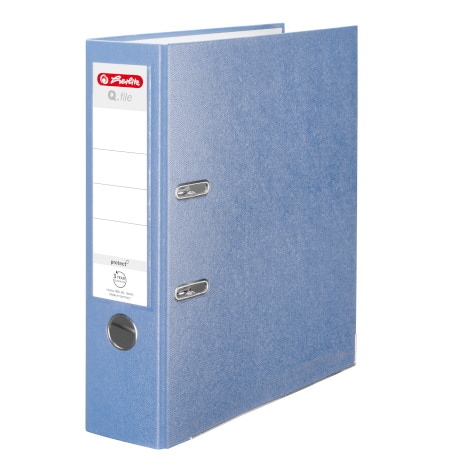 SEGREGATOR DŹWIGNIOWY HERLITZ Q.FILE A4 8CM AQUA