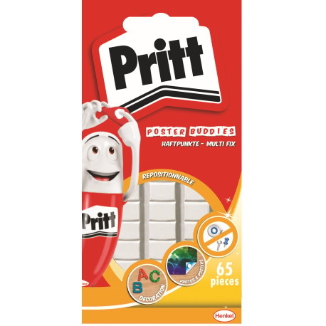 Masa mocująca PRITT ON&OFF, 65szt., 35g, biała, zawieszka